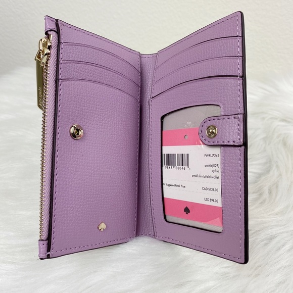 KATE SPADE SYLVIA SMALL SLIM BIFOLD WALLET - Picture 5 of 8